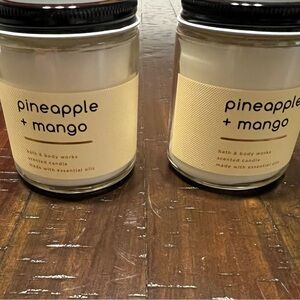 Bath and Body Works Pineapple & Mango  Single Wick Candles